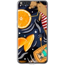 Чохол на Xiaomi Mi Note 3 Апельсиновий рай 3372u-978