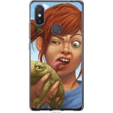 Чохол на Xiaomi Mi8 SE Рудоволоса дівчинка з жабою 4059u-1504