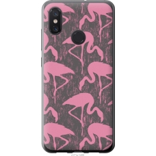Чохол на Xiaomi Mi8 Vintage-Flamingos 4171u-1499
