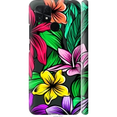 Чохол на Xiaomi Poco C40 Тропічні квіти 1 4753m-2701