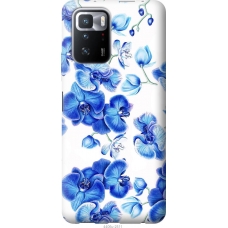 Чохол на Xiaomi Poco X3 GT Блакитні орхідеї 4406u-2511
