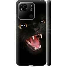 Чохол на Xiaomi Redmi 10A Чорна кішка 932m-2578