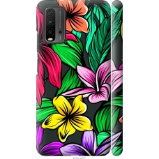Чохол на Xiaomi Redmi 9T Тропічні квіти 1 4753m-2257