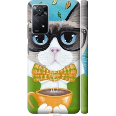 Чохол на Xiaomi Redmi Note 11 Pro Cat Coffee 4053m-2512