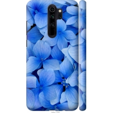 Чохол на Xiaomi Redmi Note 8 Pro Сині квіти 526m-1783