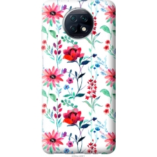 Чохол на Xiaomi Redmi Note 9T Flowers 2 4394u-2261
