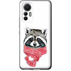 Чохол на Xiaomi 12 Lite Єнот в шарфі 4688u-2579