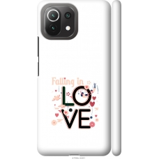 Чохол на Xiaomi Mi 11 Lite falling in love 4758m-2281