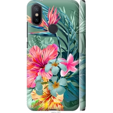 Чохол на Xiaomi Mi A2 Тропічні квіти v1 4667m-1481