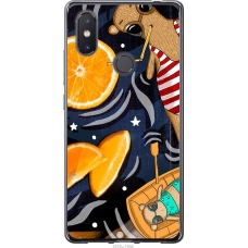 Чохол на Xiaomi Mi8 SE Апельсиновий рай 3372u-1504