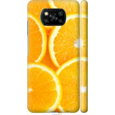 Чохол на Xiaomi Poco X3 Часточки апельсину 3181m-2073