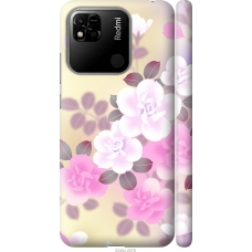 Чохол на Xiaomi Redmi 10A Японські квіти 2240m-2578