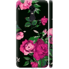 Чохол на Xiaomi Redmi 5 Plus Троянди на чорному фоні 2239m-1347