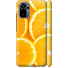 Чохол на Xiaomi Redmi Note 10 Часточки апельсину 3181m-2277
