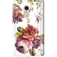 Чохол на Xiaomi Redmi Note 4 Vintage flowers 4333m-352