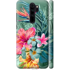 Чохол на Xiaomi Redmi Note 8 Pro Тропічні квіти v1 4667m-1783