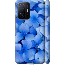 Чохол на Xiaomi 11T Pro Сині квіти 526m-2552