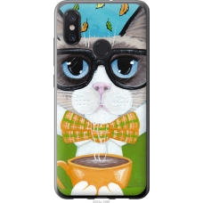 Чохол на Xiaomi Mi8 Cat Coffee 4053u-1499