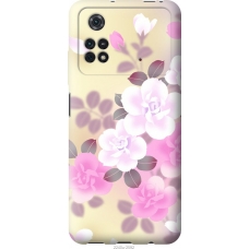 Чохол на Xiaomi Poco M4 Pro Японські квіти 2240u-2592