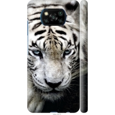 Чохол на Xiaomi Poco X3 Pro Сумний білий тигр 106m-2938
