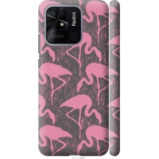 Чохол на Xiaomi Redmi 10C Vintage-Flamingos 4171m-2591