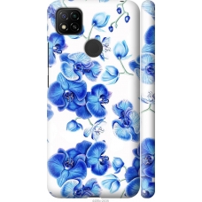 Чохол на Xiaomi Redmi 9C Блакитні орхідеї 4406m-2035