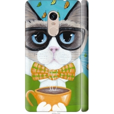 Чохол на Xiaomi Redmi Note 4 Cat Coffee 4053m-352