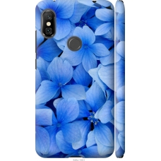 Чохол на Xiaomi Redmi Note 6 Pro Сині квіти 526m-1551