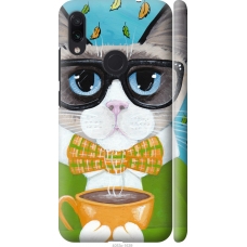 Чохол на Xiaomi Redmi Note 7 Cat Coffee 4053m-1639