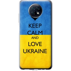 Чохол на Xiaomi Redmi Note 9T Keep calm and love Ukraine 883u-2261