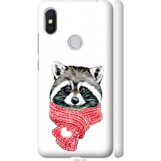 Чохол на Xiaomi Redmi S2 Єнот в шарфі 4688m-1494