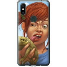 Чохол на Xiaomi Mi Mix 2s Рудоволоса дівчинка з жабою 4059u-1438