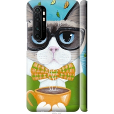 Чохол на Xiaomi Mi Note 10 Lite Cat Coffee 4053m-1937