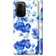 Чохол на Xiaomi Poco F3 Блакитні орхідеї 4406m-2280