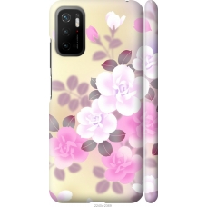 Чохол на Xiaomi Poco M3 Pro Японські квіти 2240m-2369