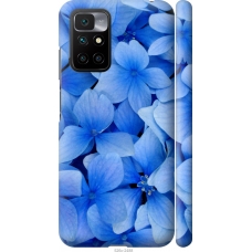 Чохол на Xiaomi Redmi 10 Сині квіти 526m-2488