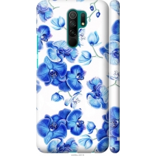 Чохол на Xiaomi Redmi 9 Блакитні орхідеї 4406m-2019