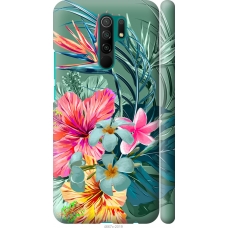 Чохол на Xiaomi Redmi 9 Тропічні квіти v1 4667m-2019