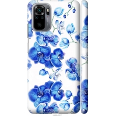 Чохол на Xiaomi Redmi Note 10 Блакитні орхідеї 4406m-2277