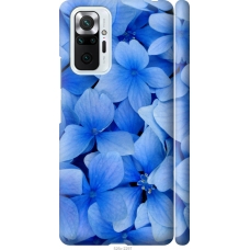 Чохол на Xiaomi Redmi Note 10 Pro Сині квіти 526m-2297
