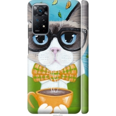 Чохол на Xiaomi Redmi Note 11 Cat Coffee 4053m-2516