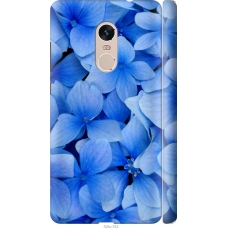 Чохол на Xiaomi Redmi Note 4 Сині квіти 526m-352
