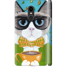 Чохол на Xiaomi Redmi Note 4X Cat Coffee 4053m-951