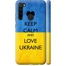 Чохол на Xiaomi Redmi Note 8 Keep calm and love Ukraine 883m-1787