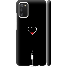 Чохол на Samsung Galaxy A02s A025F Підзарядка серця 4274m-2203