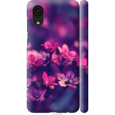 Чохол на Samsung Galaxy A03 Core A032F Пурпурні квіти 2719m-2539