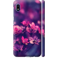 Чохол на Samsung Galaxy A10 2019 A105F Пурпурні квіти 2719m-1671