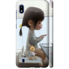 Чохол на Samsung Galaxy A10 2019 A105F Мила дівчинка з зайчиком 4039m-1671