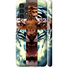 Чохол на Samsung Galaxy A13 A135F Злий тигр 866m-2498