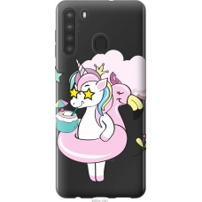 Чохол на Samsung Galaxy A21 Crown Unicorn 4660u-1841
